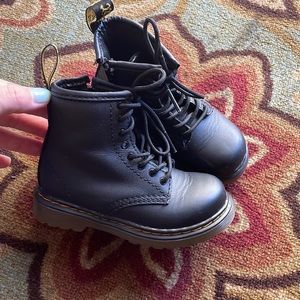 Toddler size 8 dr marten’s in black